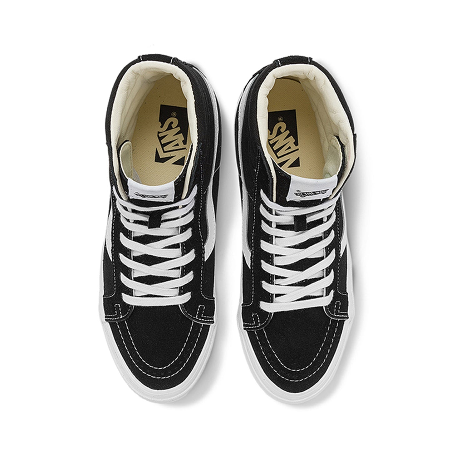 Vans公式プレミアムSK8-Hi黒色軽量快適メンズレディースボードシューズ