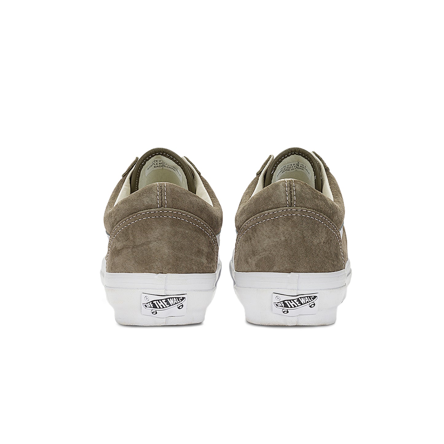 Vans 公式 プレミアム Old Skool 36 グレーレザースニーカー