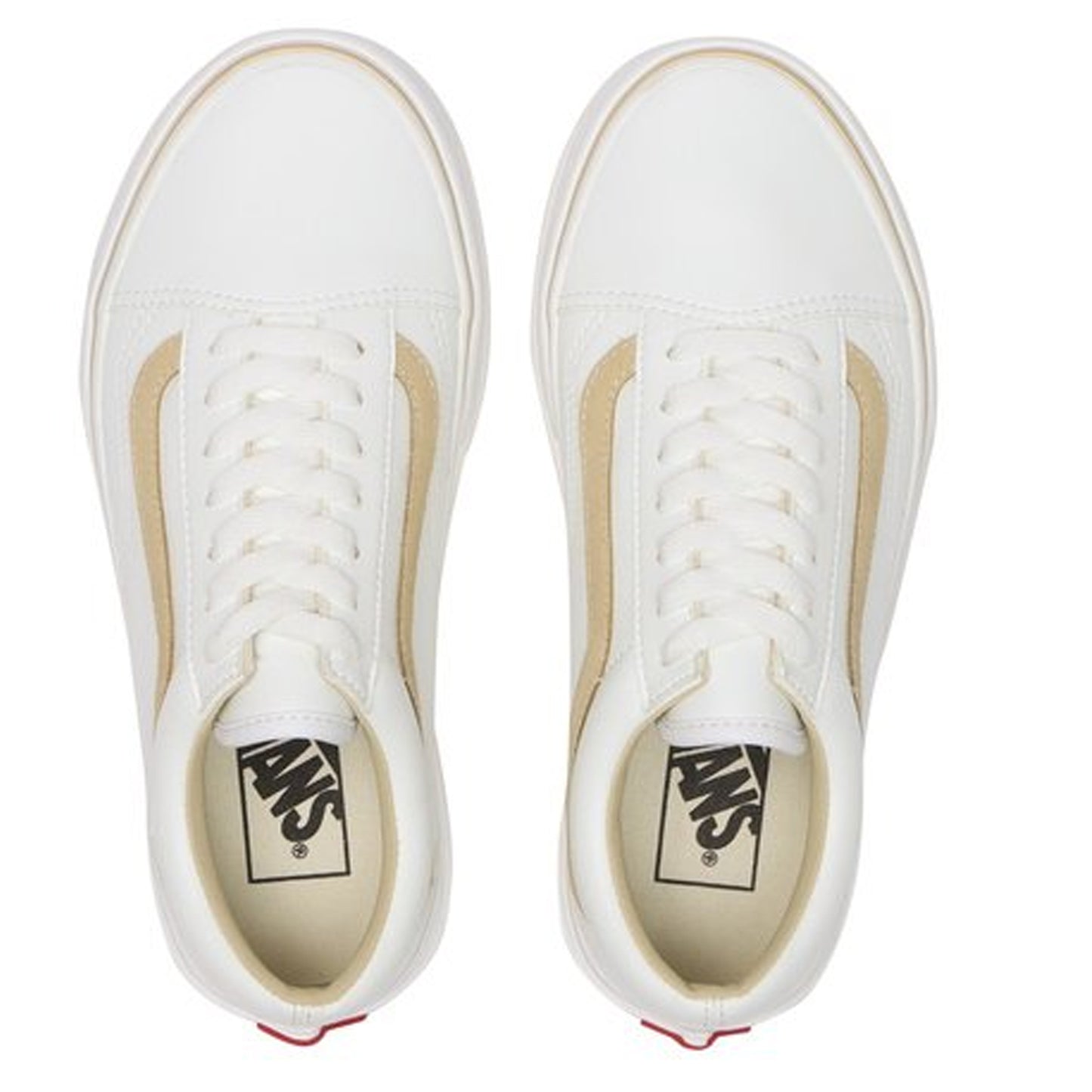 Vans V36CF 3SOLE　OLD SKOOL 3SOLE　WHITE/BEIGE