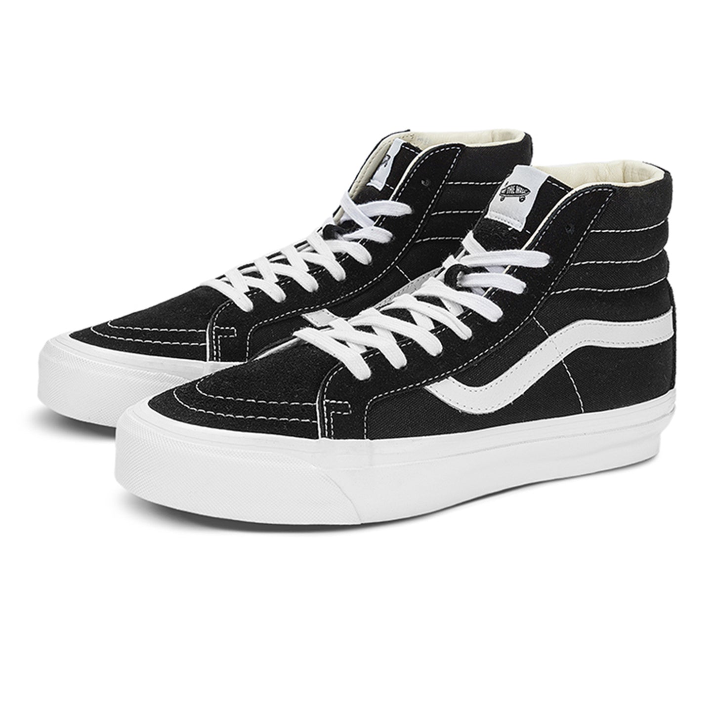 Vans公式プレミアムSK8-Hi黒色軽量快適メンズレディースボードシューズ