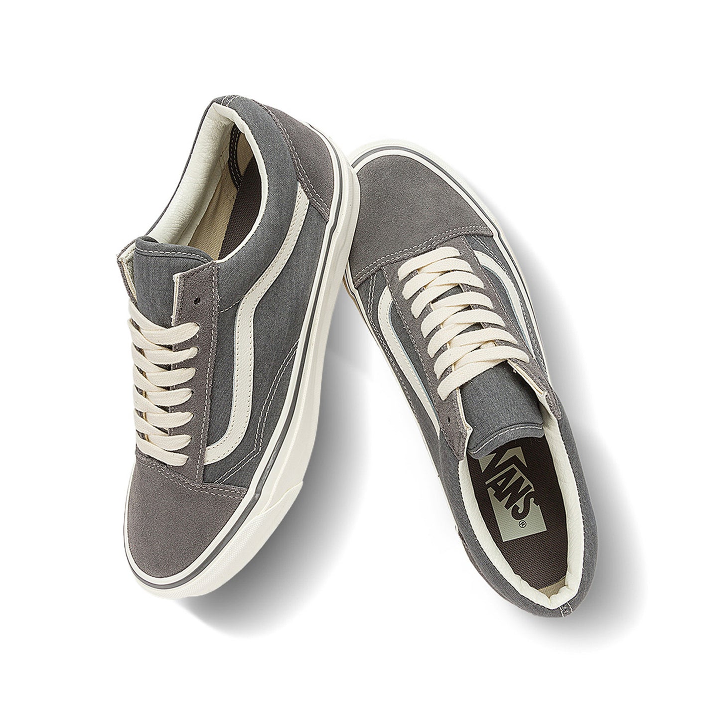 Vans公式 Old Skool 36 エレファントグレーCleanfit ユニセックススニーカー