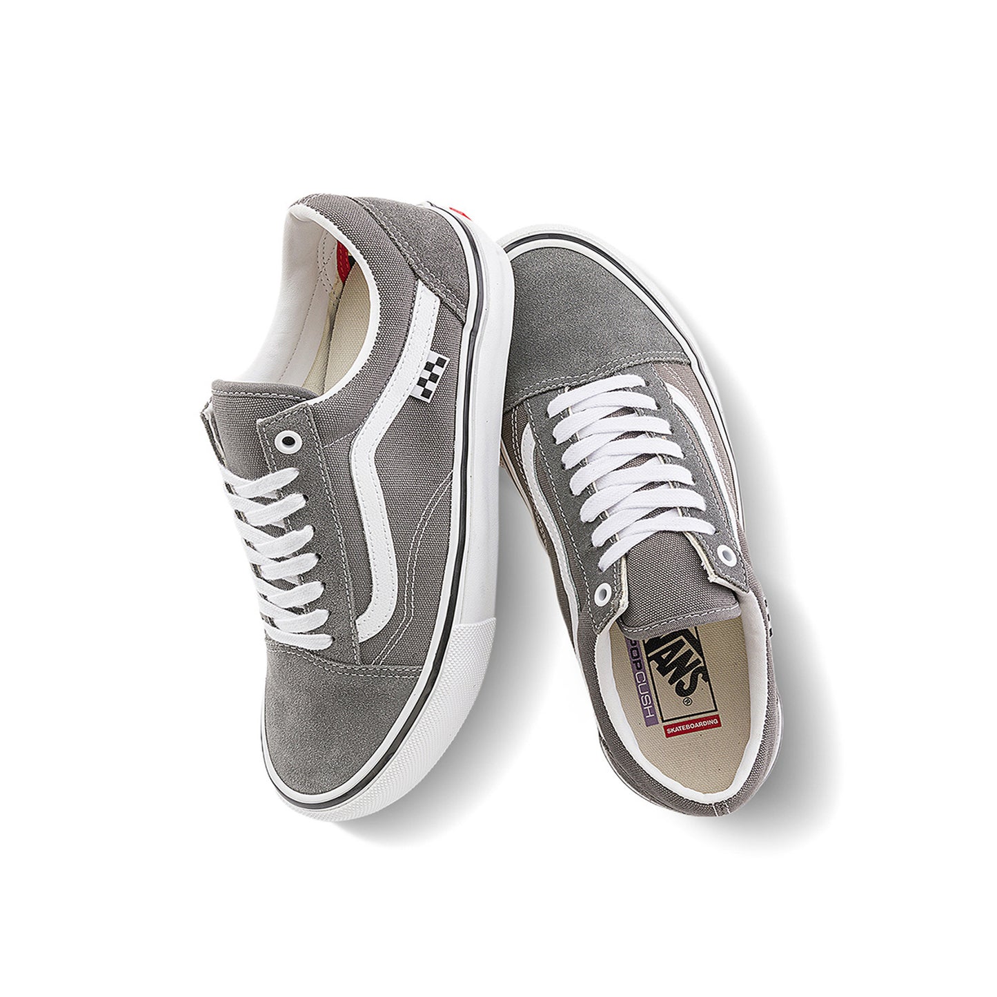 Vans  公式 スケート Old Skool エレファントグレー 男女兼用プロフェッショナルスケートボードシューズ